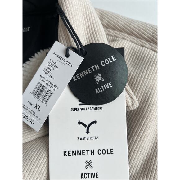 NEW Kenneth Cole Active Core Collection Sherpa‎ Lined Snap Up XL - Picture 5 of 14